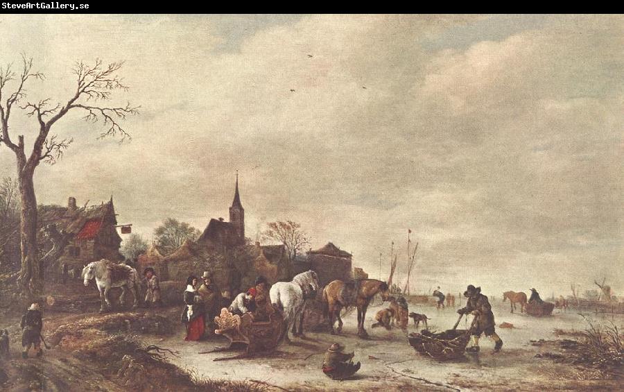 OSTADE, Isaack van Winter Landscape sg